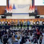 Kegiatan “Akad Massal KUR 1.000 UMKM Ekonomi Kreatif dan Bursa Wirausaha Unggulan Provinsi Bali 2026” yang digelar di Auditorium Widya Sabha, Universitas Udayana, Jimbaran, Bali pada Rabu (13/05). Foto: Dok BRI