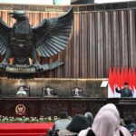 Presiden Prabowo Subianto saat menyampaikan pidato Penyampaian KEM PPKF RAPBN Tahun Anggaran 2027 di Ruang Rapat Paripurna Gedung Nusantara MPR/DPR/DPD RI, Jakarta, pada Selasa, 20 Mei 2026. Foto: BPMI Setpres