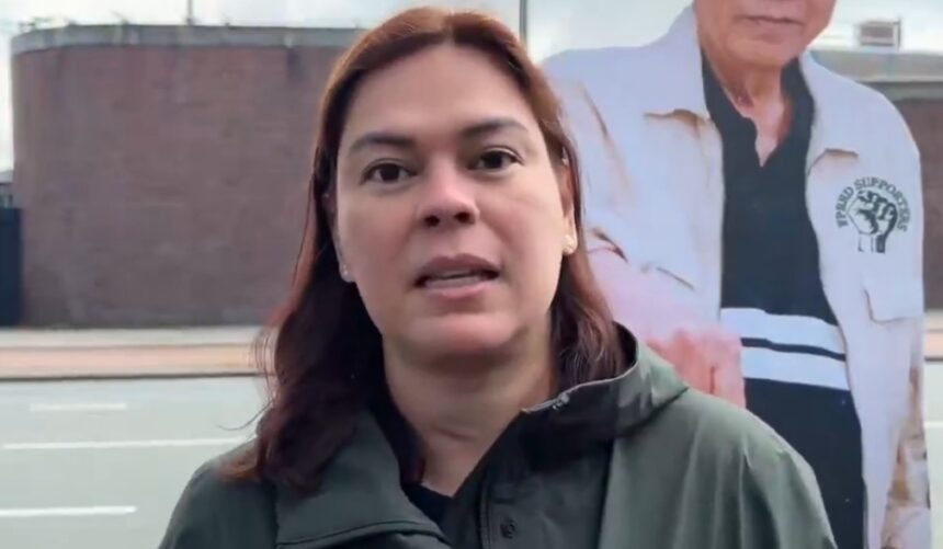 Sara Duterte. Foto: Tangkapan layar X @PhilippineStar