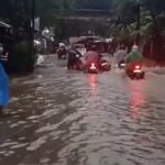 Banjir di Jakarta. Foto: Tangkapan layar X