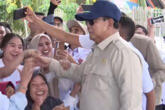 Presiden Prabowo Subianto saat melakukan kunjungan di Pulau Miangas, Sabtu (9/5/2026). Foto: dok. YouTube Sekretariat Presiden)