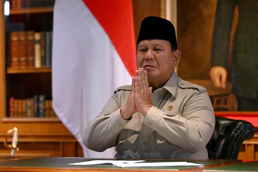 Presiden Prabowo Subianto. Foto: BPMI Setpres