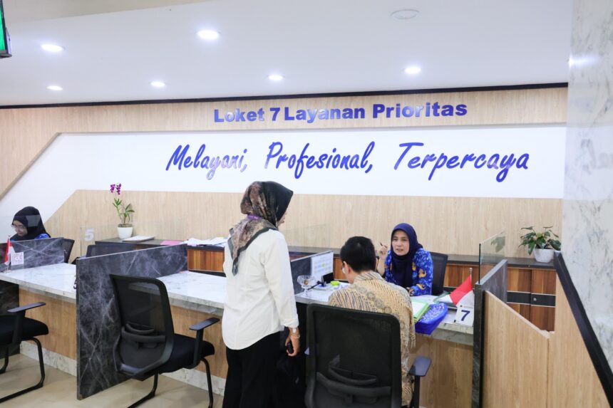 Pelayanana di Kantor Tanah Semarang jawa Tengah. Foto: Dok Humas