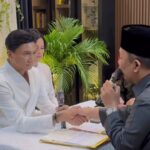 Momen Anji menikah dengan Bernama Desmiliana Ariyana. Foto: Tangkapan layar Instagram@putrasiregarr17