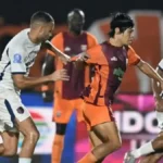 Borneo menang 2-0 dari tim tamu Persita. Foto : Ist