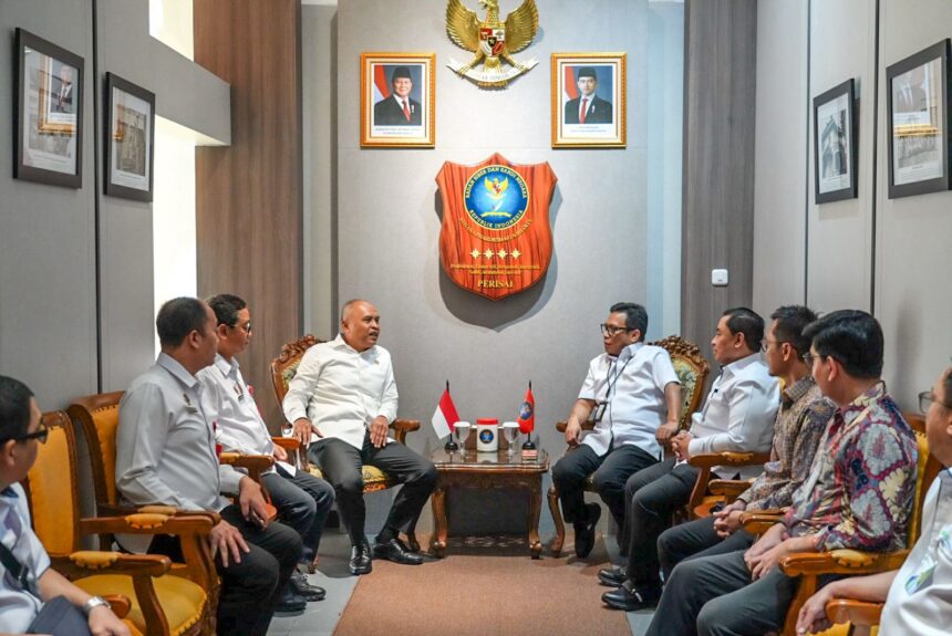BPJS Ketenagakerjaan melakukan kunjungan dan penguatan sinergi bersama Badan Siber dan Sandi Negara (BSSN) dalam menghadapi tantangan keamanan siber. Foto: Ist