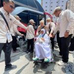 Kloter pertama jemaah haji Indonesia tiba di Makkah. Foto: Kemenhaj