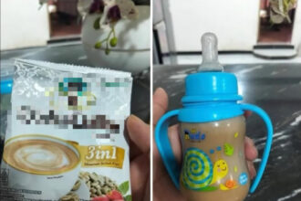 Aksi orangtua memberi susu kental manis (SKM) dan kopi sachet ke anak balita menuai sorotan tajam. Foto: IG @official.indeed