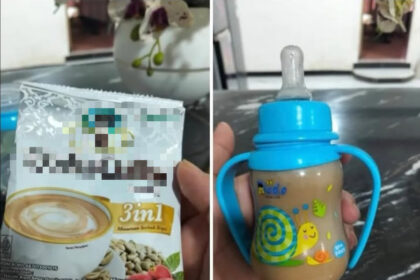 Aksi orangtua memberi susu kental manis (SKM) dan kopi sachet ke anak balita menuai sorotan tajam. Foto: IG @official.indeed