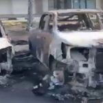 mobil terbakar