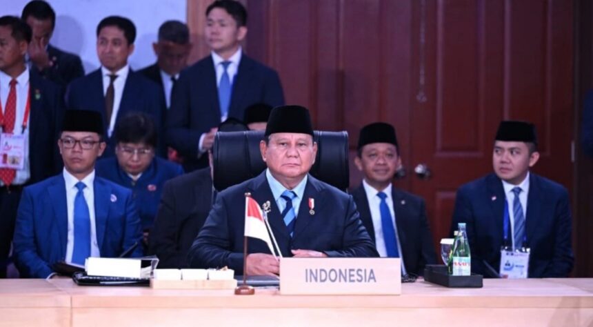 Presiden Prabowo Subianto menghadiri sesi pleno Konferensi KTT ke-48 ASEAN yang digelar di Mactan Expo, Cebu, Filipina, Jumat (8/5/2026) Foto: BPMI Setpres