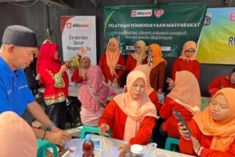 Alfamidi Cabang Bekasi gelar pelatihan pemberdayaan masyarakat di Bank Sampah Sejahtera, Jakarta Timur, pada (5/6/2026). Foto: Ist
