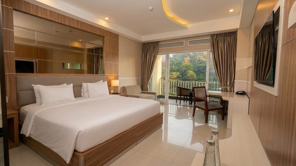 Le Eminence Hotel Convention & Resort Ciloto – Puncak hadir sebagai destinasi pelarian dekat ibu kota yang sempurna melalui konsep Wellness Getaway yang menenangkan. (istimewa/dok. Le Eminence Hotel Convention & Resort Ciloto – Puncak).