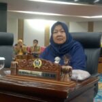 Anggota DPRD DKI Fraksi Demokrat, Neneng Hasanah menjelang sidang paripurna pergantian ketua DPRD DKI.(Foto Sofian/ipol.id)
