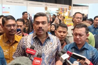 Menteri UMKM, Maman Abdurrahman, saat hadir dan membuka kegiatan Pesta Wirausaha Nasional (PWN) 2026 di JCC Jakarta, Sabtu (20/6/2026). Foto: Joesvicar Iqbal/ipol.id