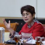 Anggota Komisi III DPR RI Mercy Barends dalam Rapat Dengar Pendapat Umum RDPU Komisi III DPR RI 20260618150256