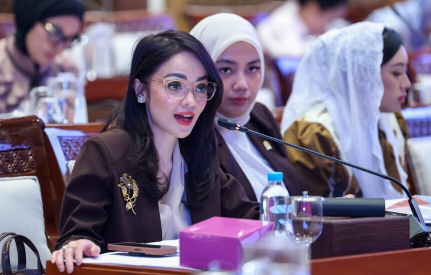 Anggota Komisi I DPR RI Andina Thresia Narang saat Komisi I DPR RI Uji Kepatutan dan Kelayakan Fit 20260624173953