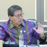 Anggota Komisi XIII DPR RI Tonny Tesar dalam Rapat Dengar Pendapat di Kompleks Parlemen Senayan J20260617105805