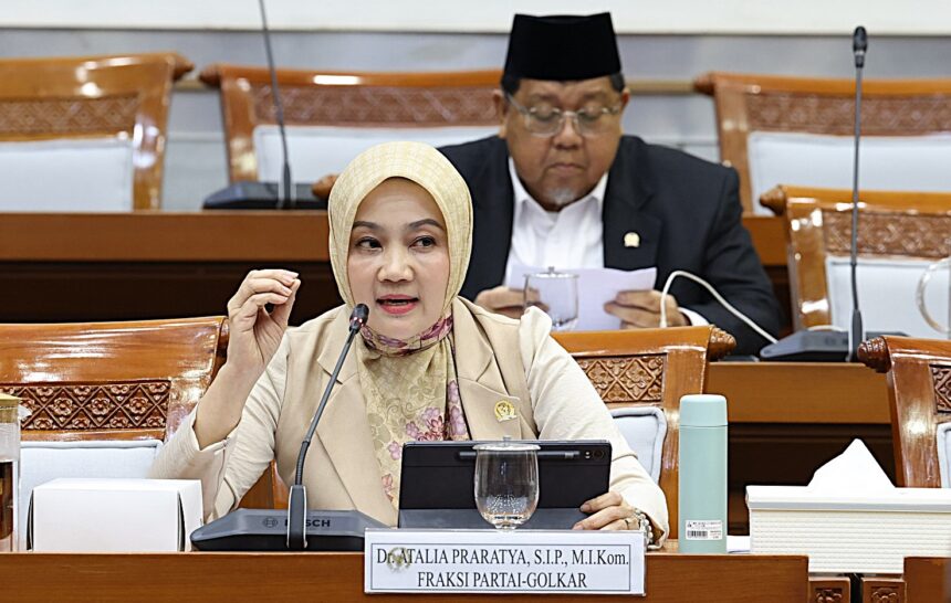 Anggota Tim Pengawas Timwas Haji DPR RI sekaligus Anggota Komisi VIII DPR RI Atalia Praratya saat 20260610154627