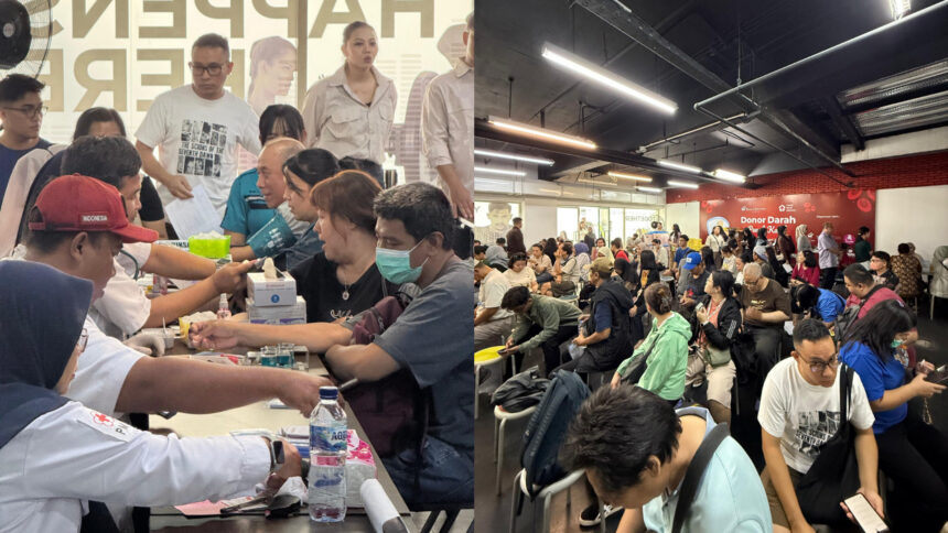 Mal Ciputra Jakarta kembali menunjukkan komitmennya dalam menjalankan program Corporate Social Responsibility (CSR) melalui kegiatan Donor Darah Penuh Kasih yang berlangsung pada Sabtu (6/6/2026) lalu/ (istimewa/dok.Mal Ciputra Jakarta).