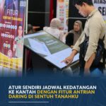 Antre digital melalui aplikasi Sentuh Tanahku. Foto: Dok Humas