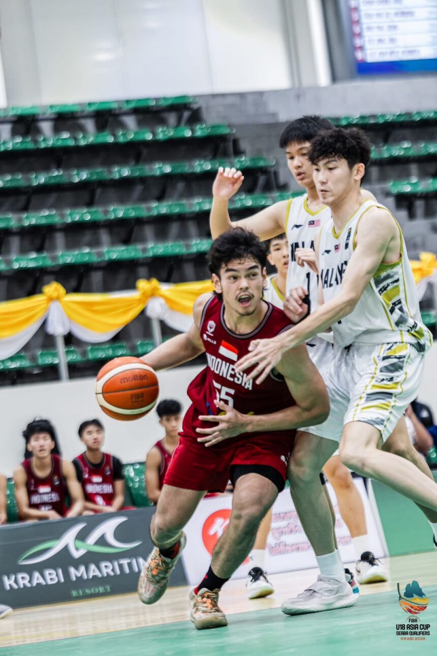 Indonesia Tutup Perjalanan FIBA U18 Asia Cup SEABA Qualifiers 2026 di Peringkat Keempat