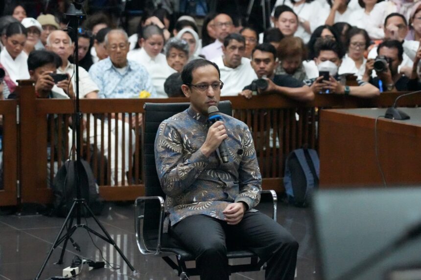 Eks Mendikbudristek, Nadiem Makarim. Foto: Foto: Puspenkum Kejaksaan Agung