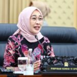 Ketua Komisi VI DPR RI Anggia Erma Rini saat memimpin Rapat Dengar Pendapat RDP Komisi VI DPR RI20260622144519