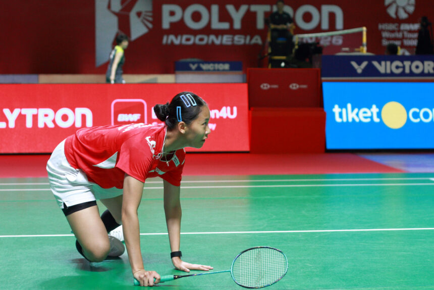 Putri KW di Polytron Indonesia Open 2026. (ipol.id/Alidrian Fahwi)