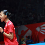 Putri KW di Polytron Indonesia Open 2026. (ipol.id/Alidrian Fahwi)