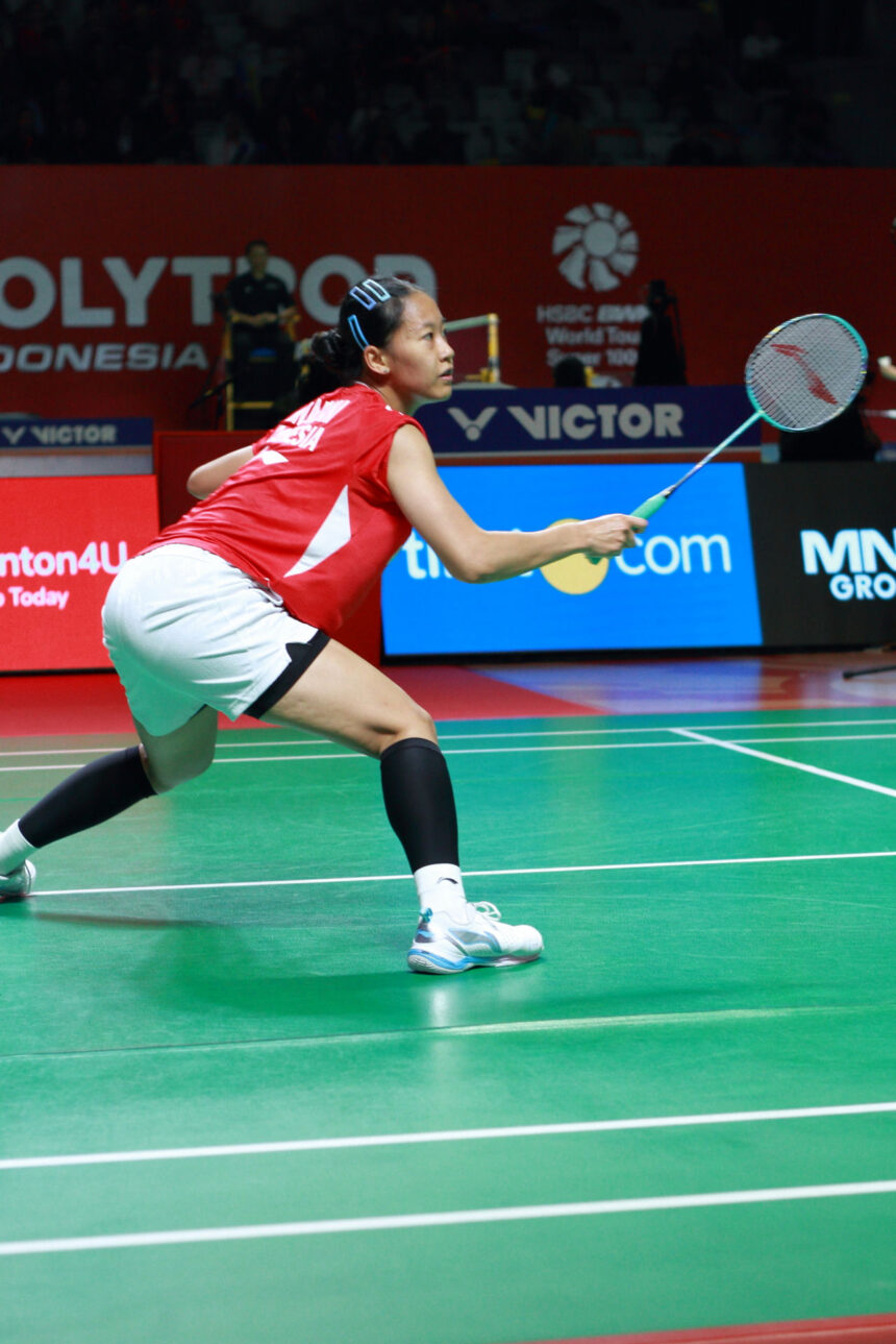 Putri KW di Polytron Indonesia Open 2026. (ipol.id/Alidrian Fahwi)