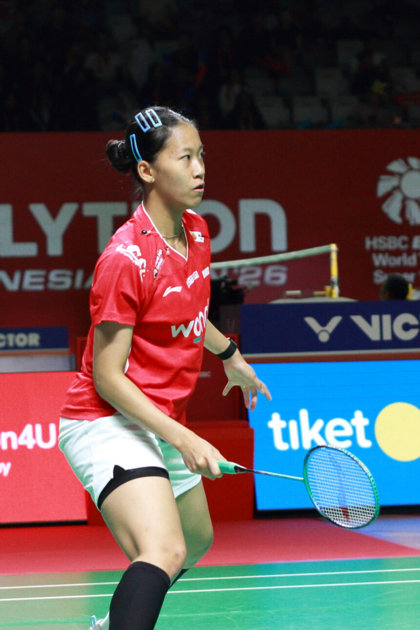 Putri KW di Polytron Indonesia Open 2026. (ipol.id/Alidrian Fahwi)