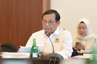 Wakil Ketua BAKN DPR RI Herman Khaeron saat memimpin Kunjungan Kerja BAKN DPR RI di kota Makassar 20260611094107
