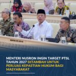 Menteri Nusron Wahid saat Rapat Kerja di DPR. Foto: dok Humas