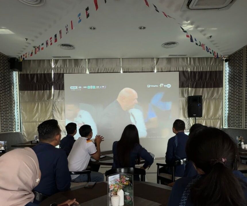 Vasaka Hotel Jakarta menjadikan outlet Canting Restaurant yang terletak di lantai 7 sebagai pusat program Nonton Bareng (Nobar) Pecinta Bola Jakarta selama perhelatan Piala Dunia 2026. (istimewa/dok. Vasaka Hotel Jakarta).
