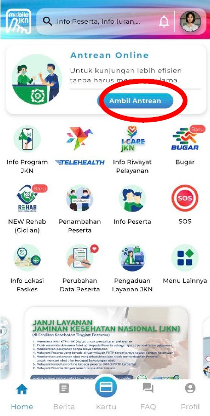 BPJS Kesehatan terus menghadirkan kemudahan bagi masyarakat melalui layanan digital, salah satunya fitur Antrean Online di Aplikasi Mobile JKN. (ilustrasi/dok. BPJS Kesehatan).