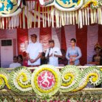 Gubernur Bali I Wayan Koster dan Wakil Menteri Pariwisata Ni Luh Puspa saat Pekan Kesenian Bali 2026 di Denpasar, Sabtu (13/6). Foto: Dok Kemenpar