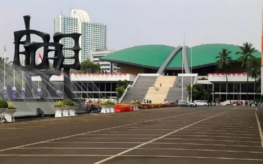 Gedung MPRDPR RI. Foto: Instagram @lihatjakarta