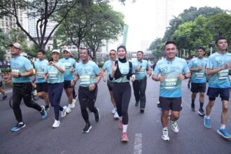 BPJS Kesehatan menggelar Health Fun Run di kawasan Gelora Bung Karno (GBK), Ahad (28/6/2026). (istimewa/dok. BPJS Kesehatan).