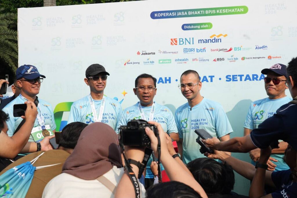 BPJS Kesehatan menggelar Health Fun Run di kawasan Gelora Bung Karno (GBK), Ahad (28/6/2026). (istimewa/dok. BPJS Kesehatan).