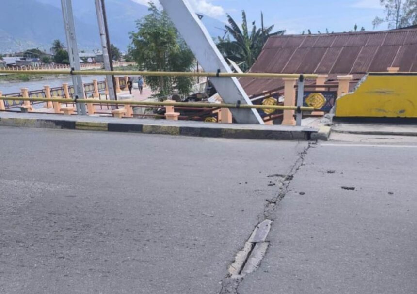 Kerusakan akibat gempa di Kota Palu, Sulawesi Tengah, Selasa (16/6/2026). Foto: BPBD Kota Palu