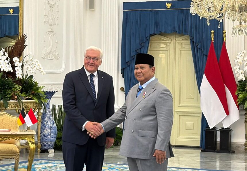 prabowo sambut presiden jerman dengan sapaan bahasa jerman tandai hangatnya hubungan bilateral 15062026 172210