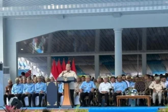 Presiden Prabowo pada acara Pekan Nasional Petani Nelayan XVII 2026 di Gorontalo, Rabu (24/6/2026). Foto : Ist