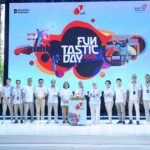 Dewan Komisaris, Direksi, dan Senior Leader TelkomGroup menghadiri puncak perayaan Hari Ulang Tahun ke-61 Telkom bertajuk Siner61 Transformasi - Funtastic Day 2026 di The Telkom Hub, Jakarta, Senin (6/7). Foto: Telkom Indonesia