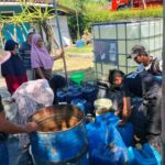 Pendistribusian air bersih di Ciamis, Jawa Barat. Foto: Ist