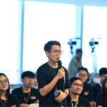 Peserta Culture Agent/Culture Booster Meet & Greet (CAMG) 2026menyampaikan pandangan dalam sesi Sharing Session yang menjadi ruang bagi para peserta untuk saling bertukar pengalaman dan pembelajaran mengenai implementasi budaya perusahaan secara konsisten serta memberikan dampak positif terhadap organisasi maupun bisnis. Foto: Telkom Indonesia