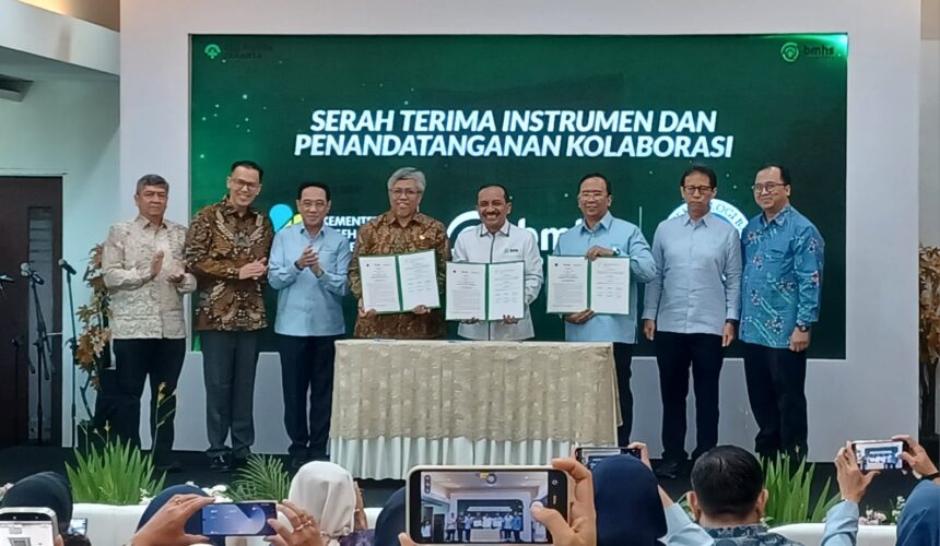 BMHS memberikan hibah sistem bedah robotik Da Vinci Si kepada FTMD ITB untuk memperkuat pendidikan, riset, pengembangan infrastruktur, serta inovasi layanan medis di Indonesia, di RSU Bunda Jakarta, Menteng, Jakarta Pusat, Senin (27/7/2026). Foto: Joesvicar Iqbal/ipol.id