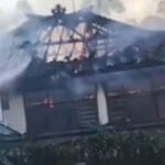 Api menghanguskan ruang kepala sekolah, ruang arsip, ruang UKS, hingga dapur SDN 2 Batuan. Foto: TikTok @wahyu.widyanatha