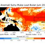 Status terbaru El Niño dan La Niña dasarian di wilayah Indonesia dari BMKG. Foto: Dok bmkg.go.id