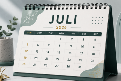 Ilustrasi kalender bulan Juli 2026. Foto: ChatGPT